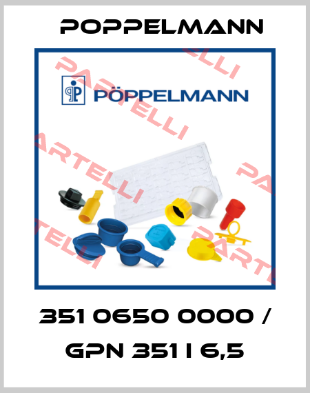 351 0650 0000 / GPN 351 I 6,5 Poppelmann