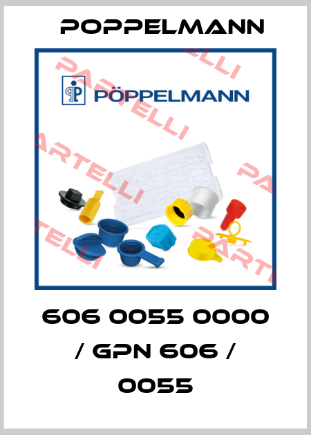 606 0055 0000 / GPN 606 / 0055 Poppelmann