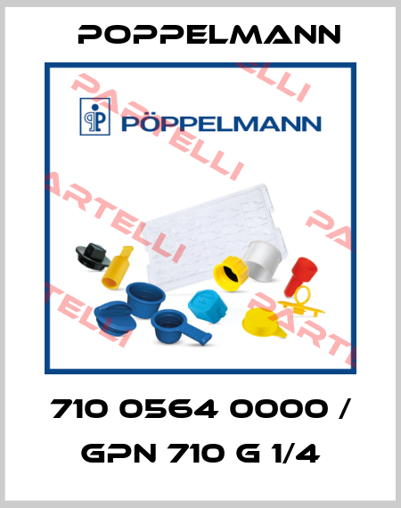 710 0564 0000 / GPN 710 G 1/4 Poppelmann