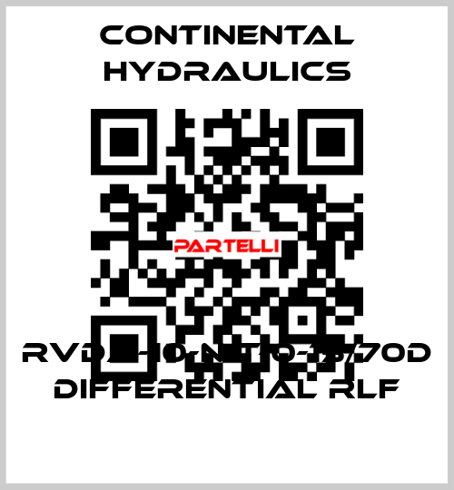 RVDA-10-N-T-0-15/70D DIFFERENTIAL RLF Continental Hydraulics