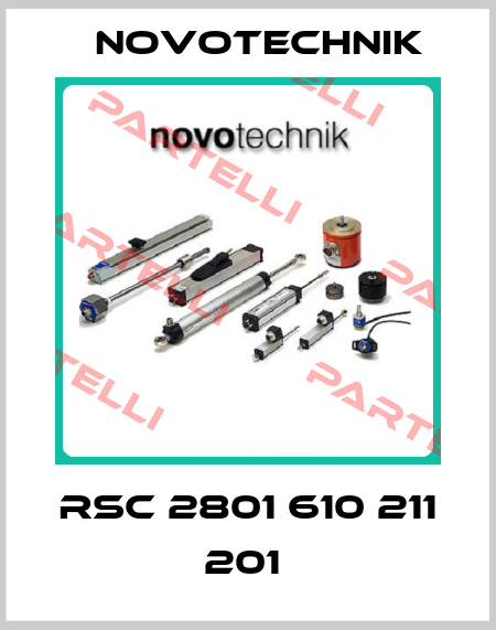 RSC 2801 610 211 201  Novotechnik