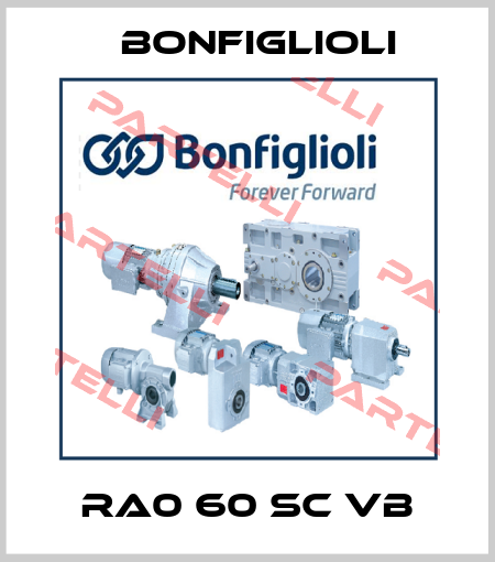 RA0 60 SC VB Bonfiglioli