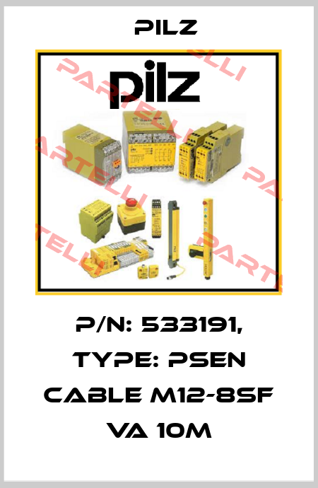 p/n: 533191, Type: PSEN cable M12-8sf VA 10m Pilz