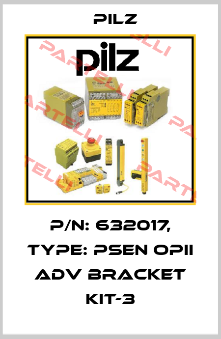 p/n: 632017, Type: PSEN opII Adv Bracket Kit-3 Pilz