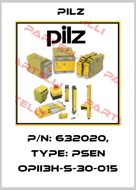 p/n: 632020, Type: PSEN opII3H-s-30-015 Pilz