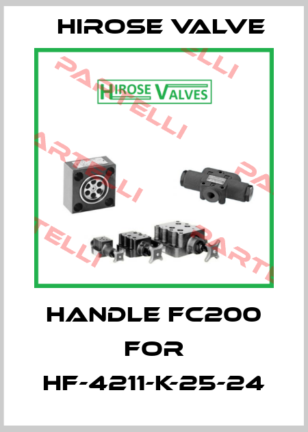 Handle FC200 for HF-4211-K-25-24 Hirose Valve