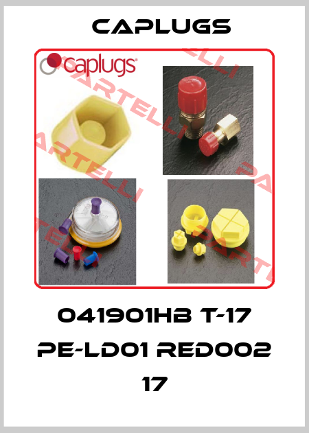 041901HB T-17 PE-LD01 RED002 17 CAPLUGS