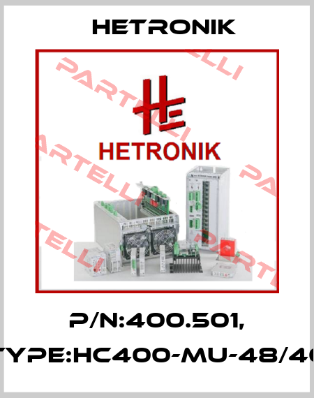 P/N:400.501, Type:HC400-MU-48/40 HETRONIK