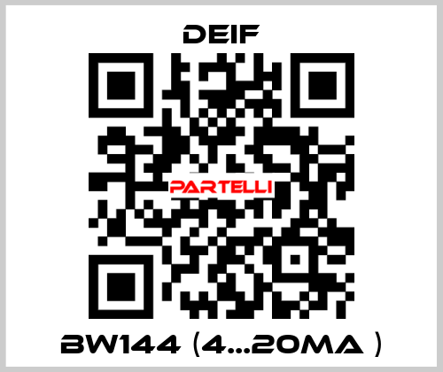 BW144 (4...20mA ) Deif