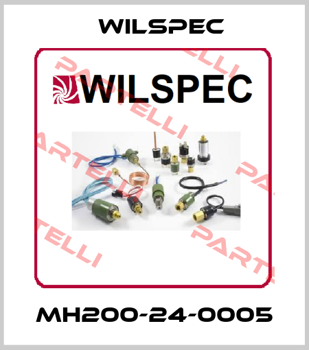 MH200-24-0005 Wilspec