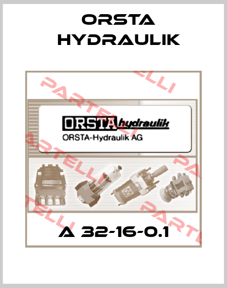A 32-16-0.1 Orsta Hydraulik