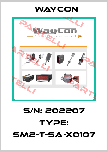 S/N: 202207 Type: SM2-T-SA-X0107 Waycon