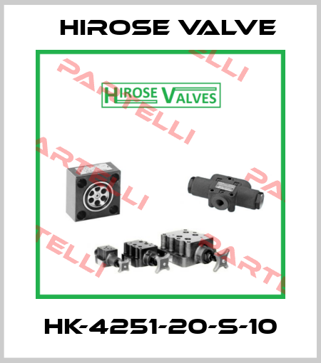 HK-4251-20-S-10 Hirose Valve