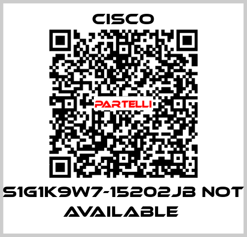 S1G1K9W7-15202JB not available  Cisco