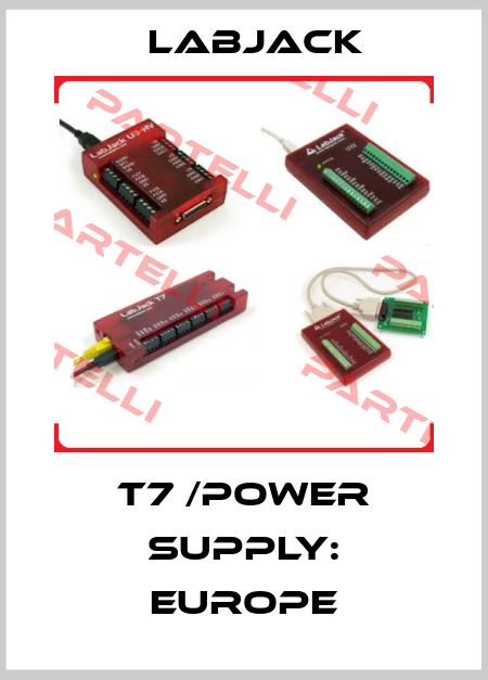 T7 /Power Supply: Europe LabJack