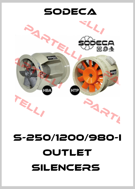 S-250/1200/980-I   OUTLET SILENCERS  Sodeca