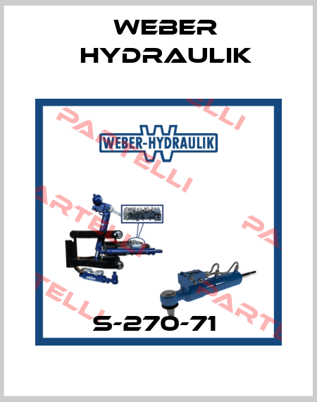 S-270-71  Weber Hydraulik