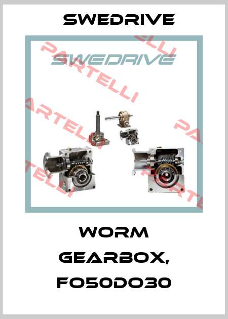 Worm gearbox, FO50DO30 Swedrive
