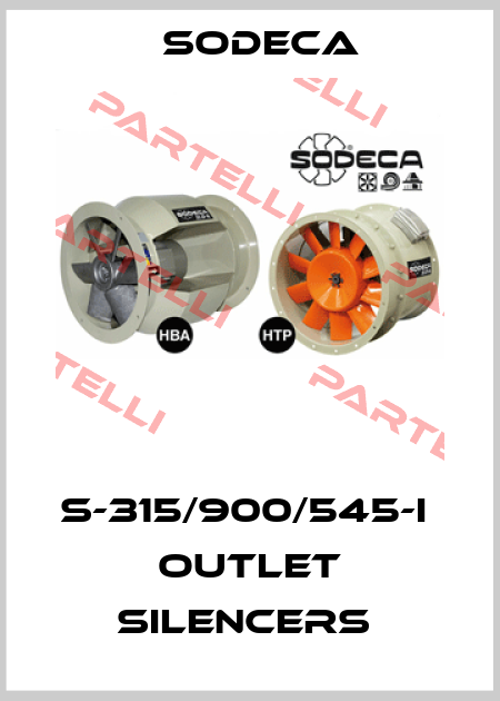 S-315/900/545-I  OUTLET SILENCERS  Sodeca