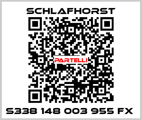 S338 148 003 955 FX  Schlafhorst