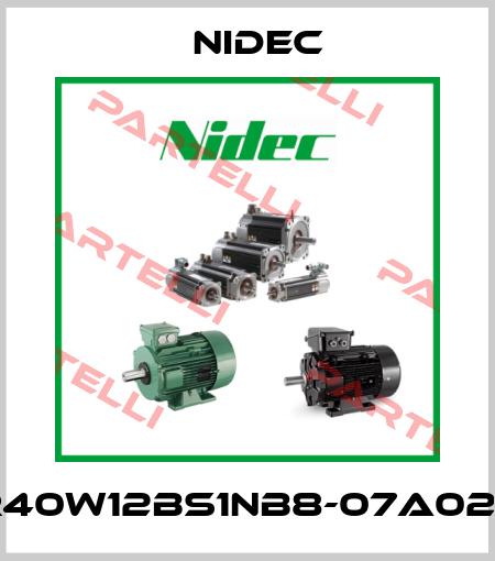 R40W12BS1NB8-07A023 Nidec