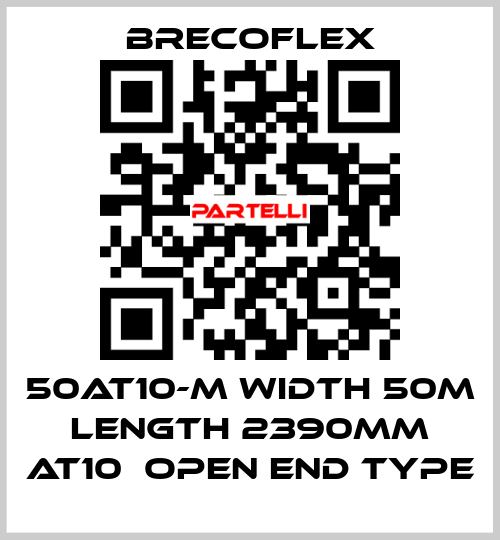 50AT10-M Width 50m Length 2390mm AT10　Open end type Brecoflex