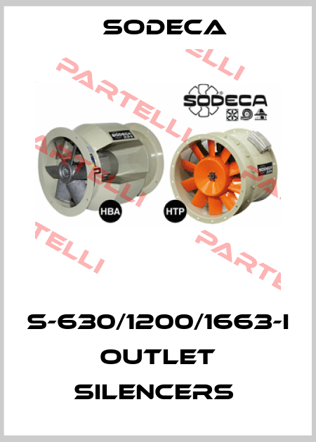 S-630/1200/1663-I  OUTLET SILENCERS  Sodeca