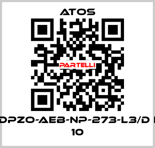 DPZO-AEB-NP-273-L3/D I 10 Atos