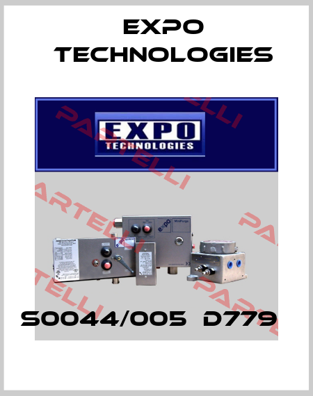 S0044/005（D779） EXPO TECHNOLOGIES INC.
