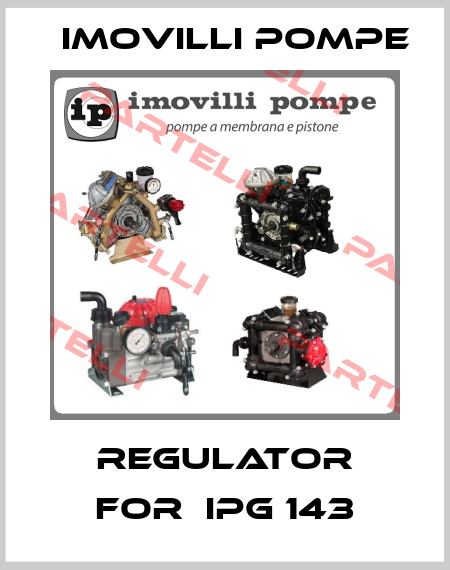 regulator for  IPG 143 Imovilli pompe