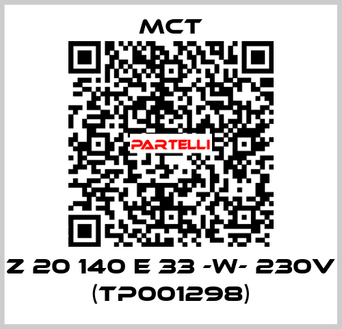 Z 20 140 E 33 -W- 230V (TP001298) MCT