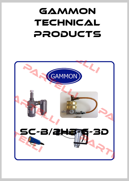 SC-B/2HB-C-3D Gammon Technical Products