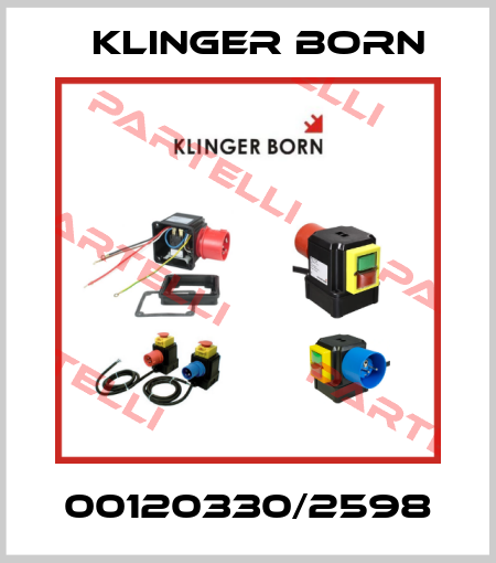 00120330/2598 Klinger Born