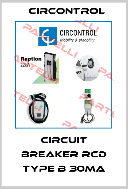 Circuit breaker RCD type B 30mA CIRCONTROL