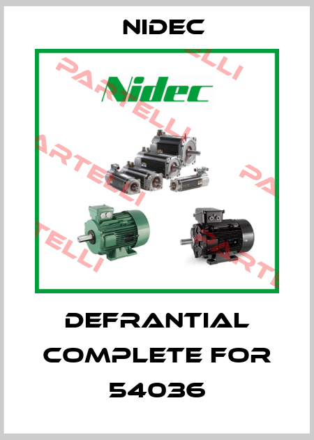 DEFRANTIAL COMPLETE for 54036 Nidec