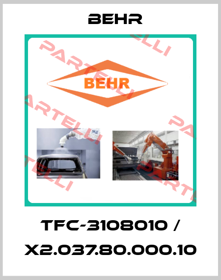 TFC-3108010 / X2.037.80.000.10 Behr