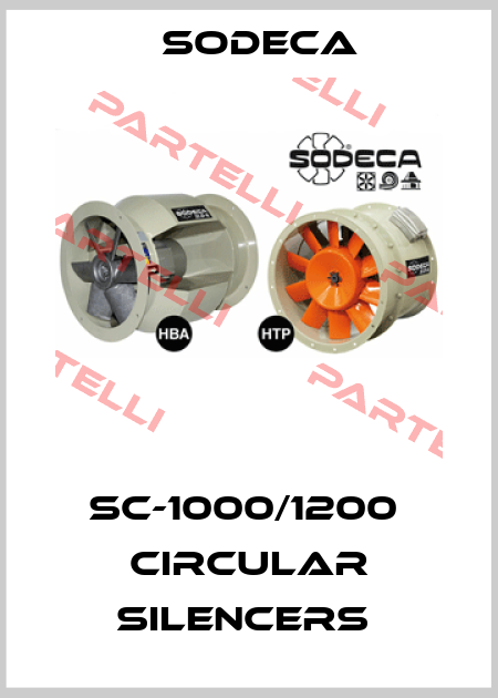 SC-1000/1200  CIRCULAR SILENCERS  Sodeca