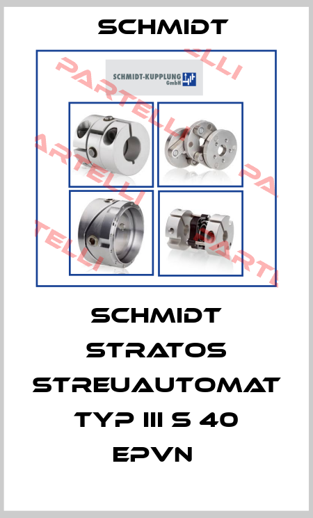 Schmidt Stratos Streuautomat Typ III S 40 EPVN  Schmidt
