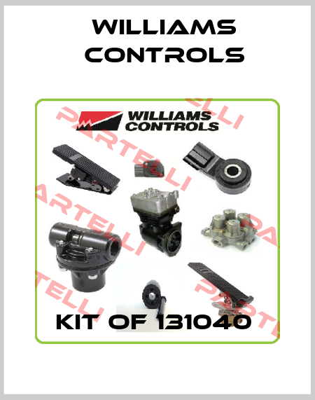 kit of 131040  Williams Controls