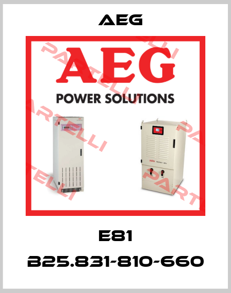 E81 B25.831-810-660 AEG