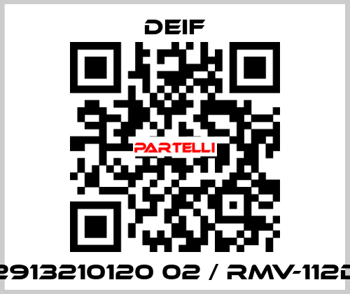 2913210120 02 / RMV-112D Deif