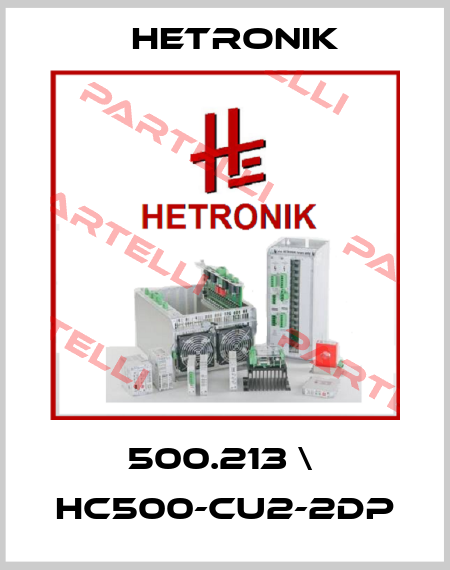 500.213 \  HC500-CU2-2DP HETRONIK