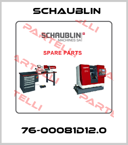 76-00081D12.0 Schaublin
