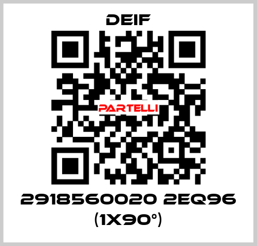 2918560020 2EQ96 (1x90°) Deif