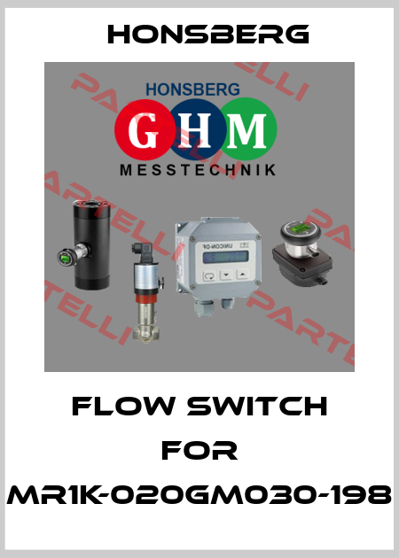 Flow Switch for MR1K-020GM030-198 Honsberg