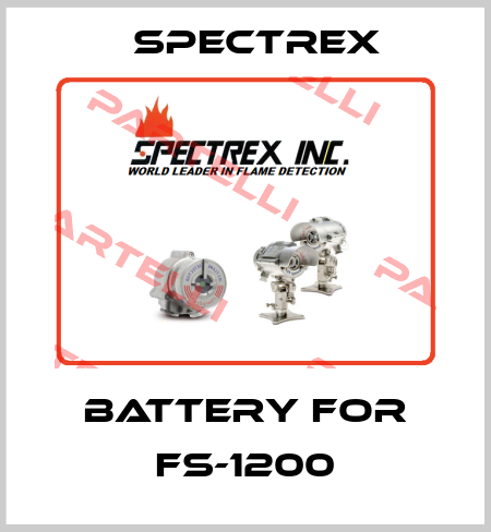 Battery for FS-1200 Spectrex