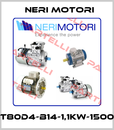 T80D4-B14-1,1kW-1500 Neri Motori