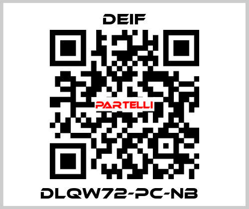 DLQW72-PC-NB   Deif