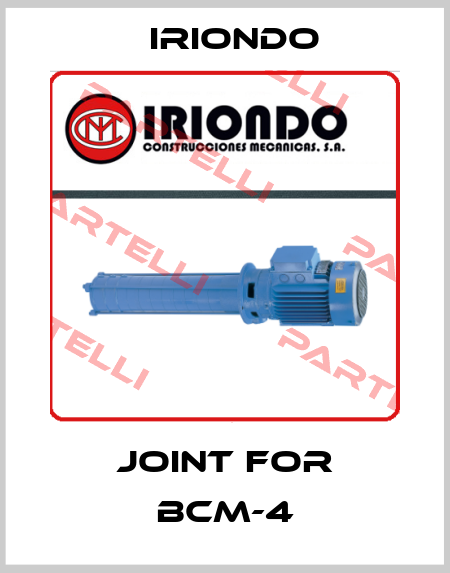 joint for BCM-4 IRIONDO