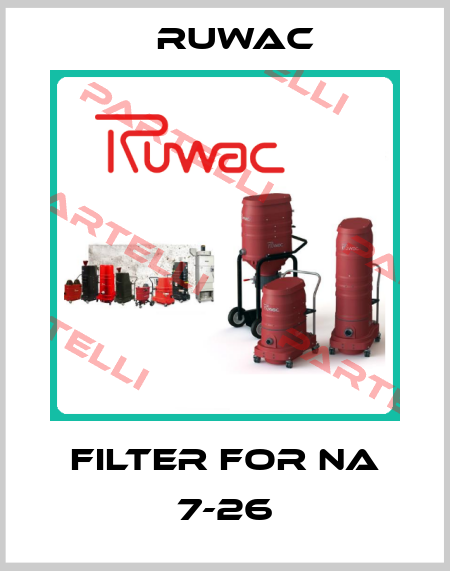 filter for NA 7-26 Ruwac